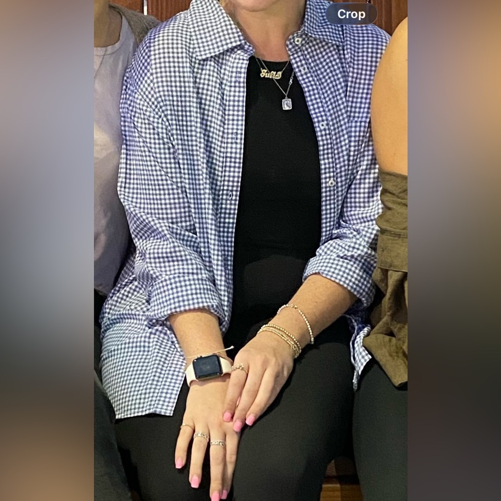 Aerie gingham button down